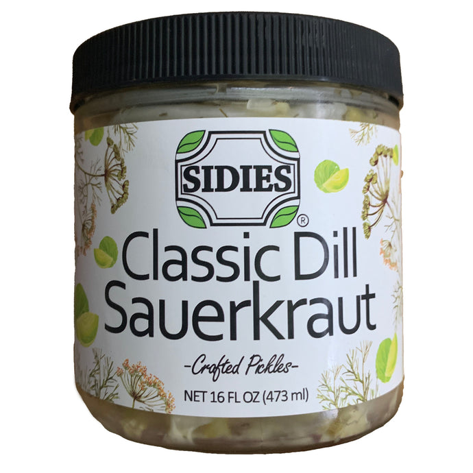 16 ounce jar of classic dill sauerkraut